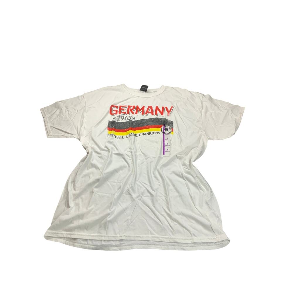 NWT Germany 1963 Football League Champions Graphic T Shirt White XL Cotton